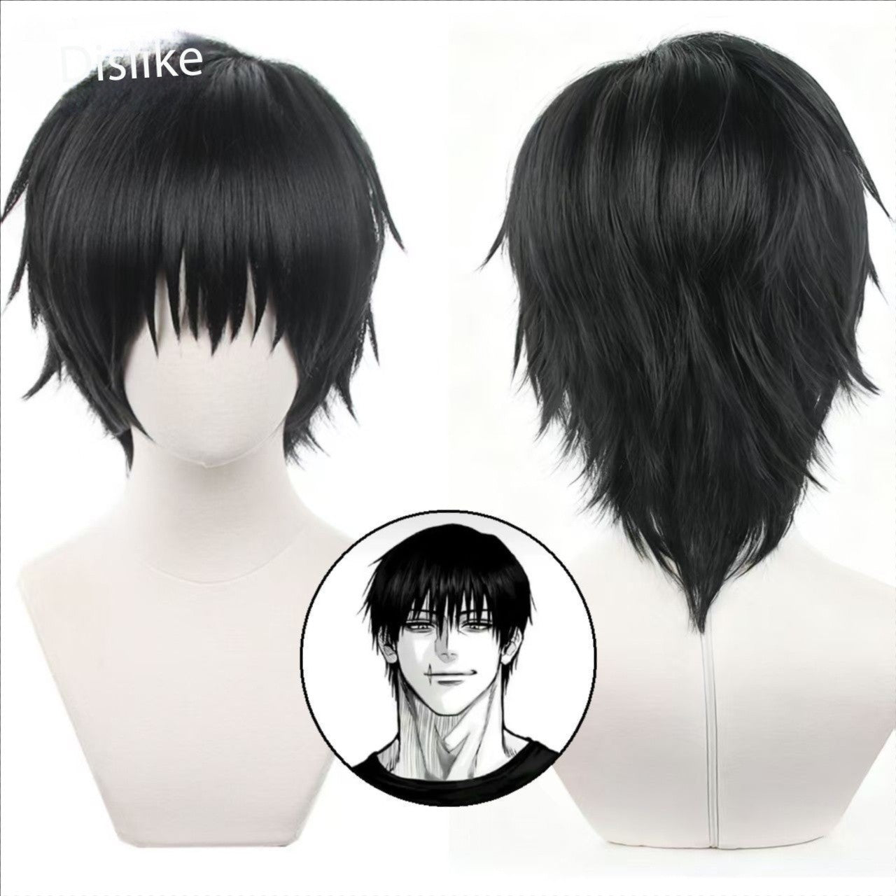 Jujutsu JJK Manga Anime Fushiguro Toji Satoru Gojo Cosplay Costume Wig T-shirt Pants Rose Net Halloween Christmas stage costume