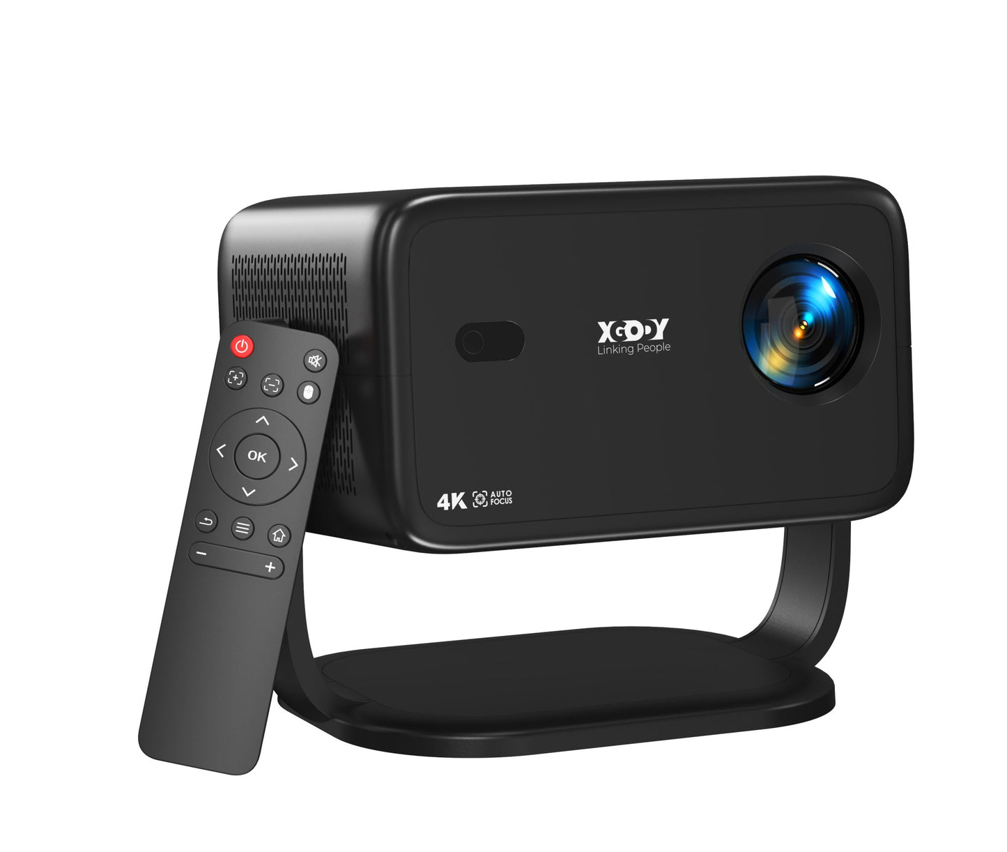 Projetor XGODY A6/N6 Netflix Oficial Controle de Voz 500-600 ANSI Android 4K Beamer Nativo 1080P FHD WiFi Home Theater