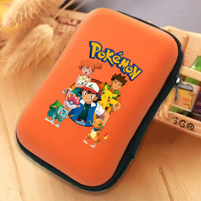 Pokemon Travel Storage Bag Charging Cases Earphone Package Anime Pikachu Zipper Bag Portable Outdoor Cable Carrying Organizer
