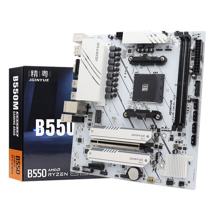 Placa-mãe B550M Gaming ARGB M-ATX, AMD AM4 Séries 4000 e 5000, 2 slots DDR4 64G