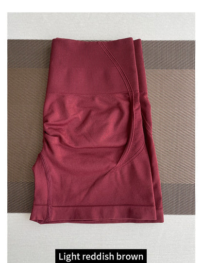 TKITK Seamless Tight shorts Gym shorts Womens Workout Yoga shorts  Soft High Waist Outfits Fitness Sports Wear