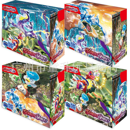 360 Cartas Pokémon Francesas Surging Sparks Obsidian Flames Brilliant Stars Lost Origin Pacote de Batalha de Cartas de Transação Pokémon