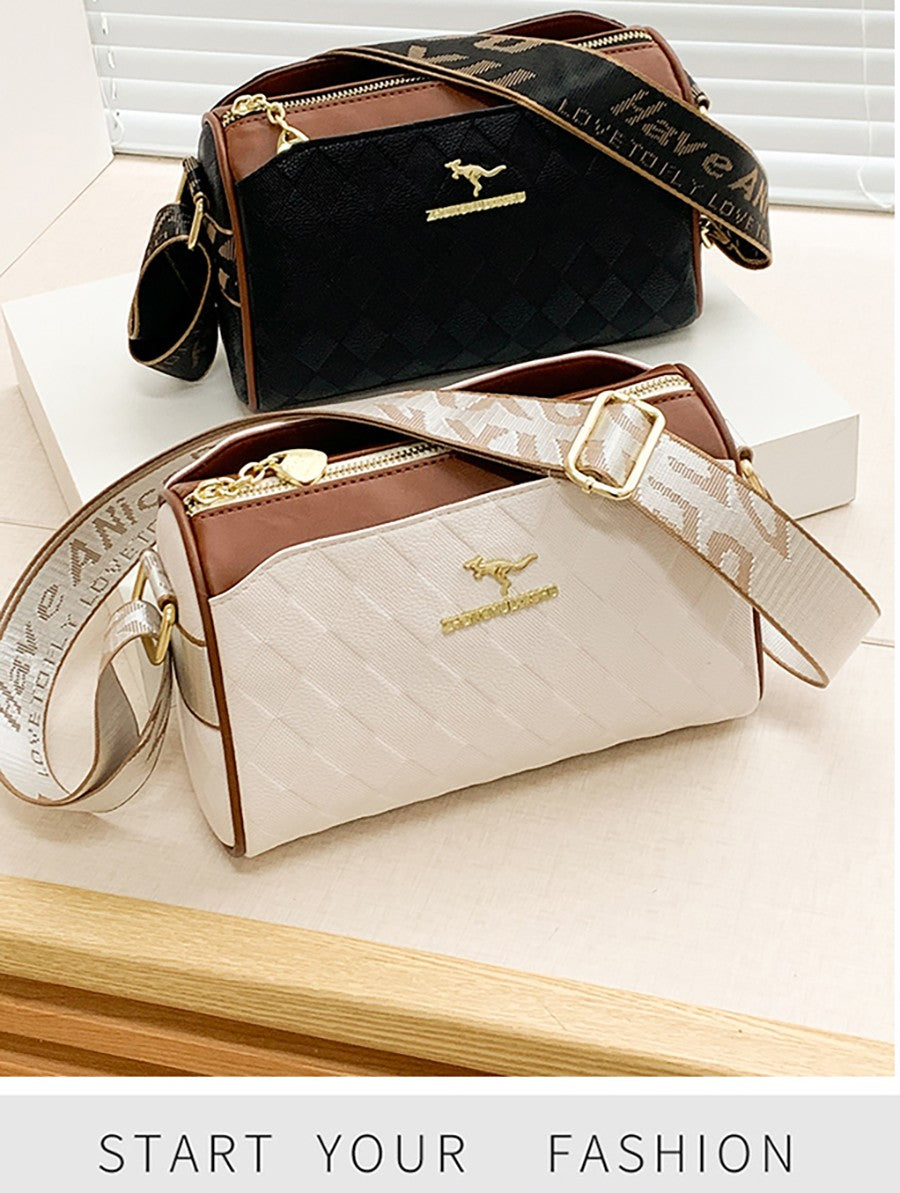 Luxury High Quality Women Messenger Bag Famous Designer Lady Shoulder Bags Fashionable Checkered Trendy Crossbody Bolsas Sac A