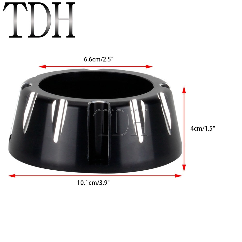 Motorcycle Muffler Exhaust Pipe Tip Replace Carbon End Cap for Harley Touring Softail Two Brother Racing 2-into-1 Full-System