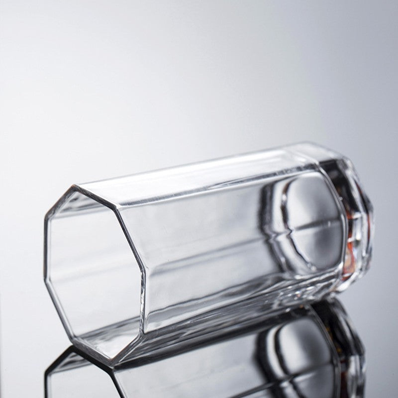 Utensílios de Cozinha para Bar e Jantar em Casa - Conjunto de 2 Copos Altos Transparentes de Cristal para Água, Suco e Bebidas