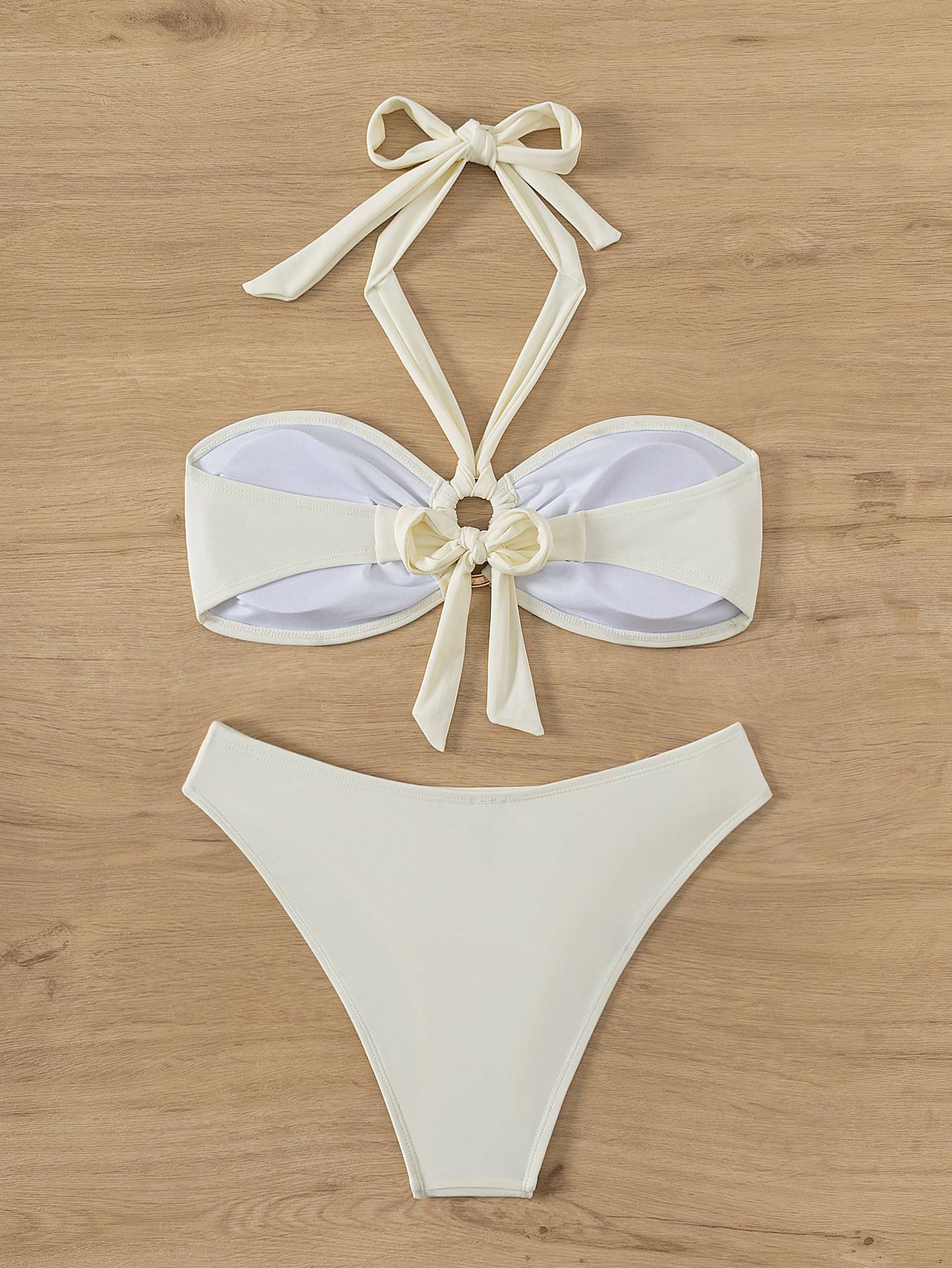 "2025 Sexy Bandeau Push-Up Bikini Set - Brazilian Thong Swimwear for Women";;VERDADEIRO;;"JY777-RE,L