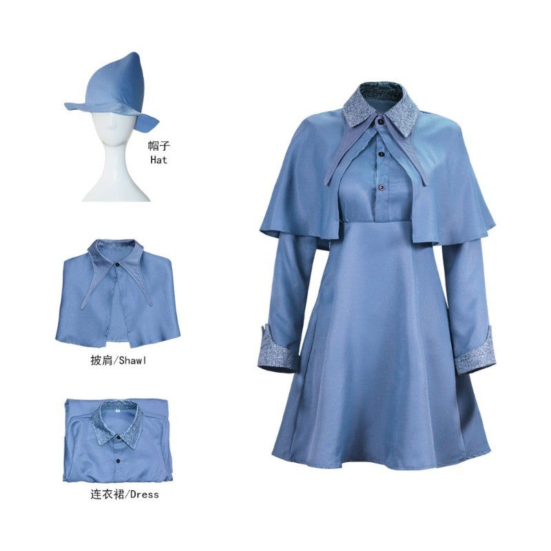 Halloween Magic Theme Cosplay Costume Fleeur Delecoo Hariry Pettar Magic School Role Play Set Christmas Magic Party Outfit