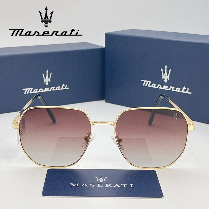Óculos de sol de luxo MASERATI para ciclismo, proteção UV400, com escudo anti-reflexo 10783