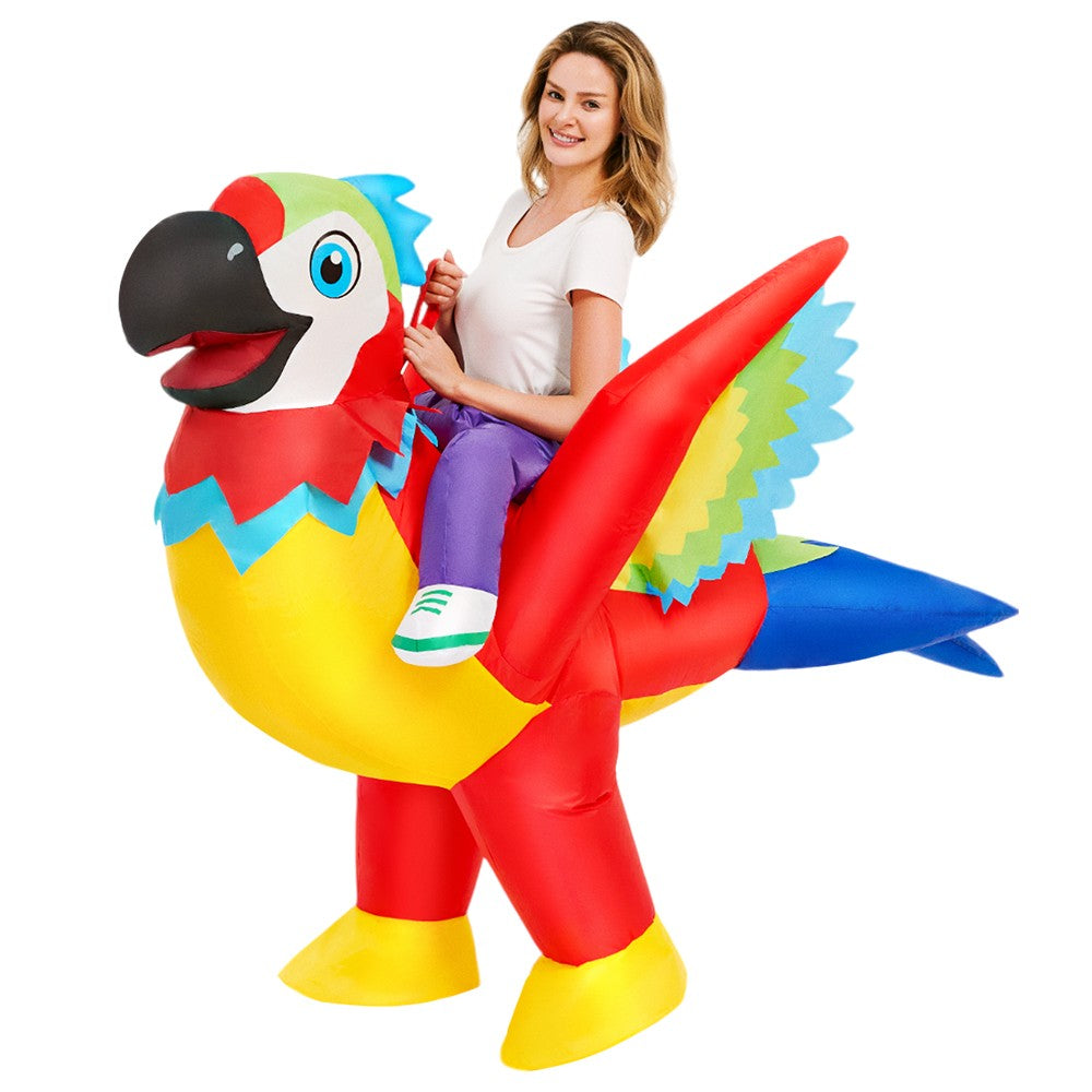 New Riding Animal Inflatable Costume Anime Suits Dress Mascot Purim Halloween Christmas Party Cosplay Costumes for Adult