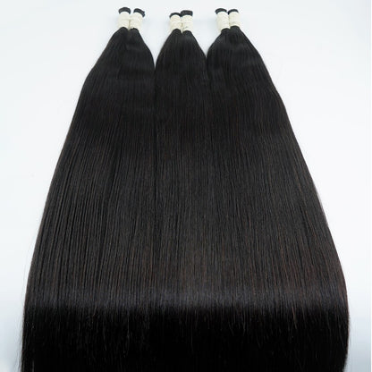 18A Cabelo Humano Duplo Desenho Vietnã a Granel Tranças Boho Extensões de Cabelo Curto Menos Liso Não Trama 300g 613#