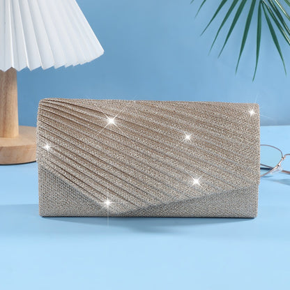 Luxury Glitter Women's Evening Clutch Bag Envelope Bridal Party Purse Valentine Wedding Dinner Handbag for Ladies
