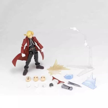 Novo Anime Fullmetal Alchemist Edward Elric Alphonse REVOLTECH YAMAGUCHI Boneco Articulado Modelo Brinquedo Presente