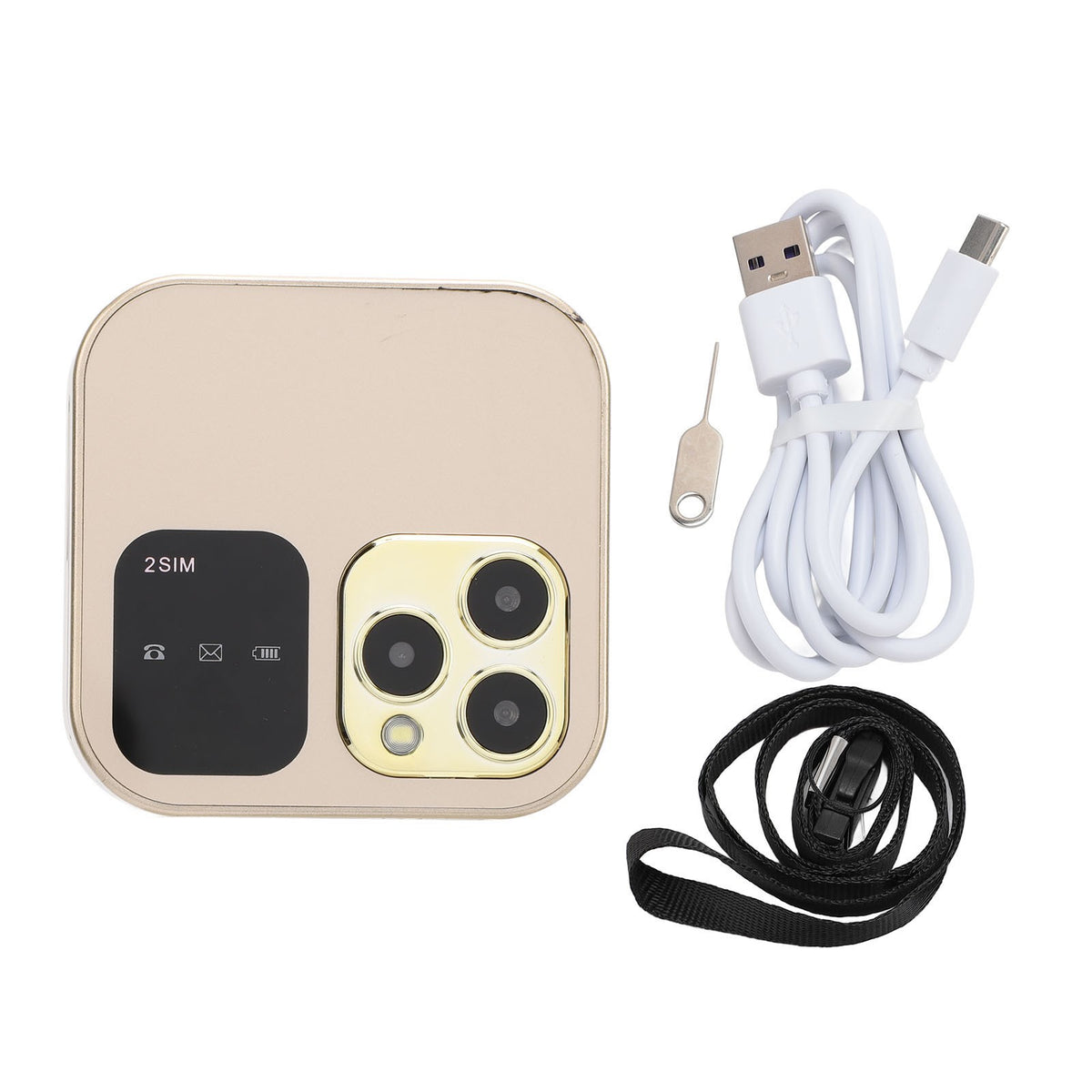 2G Big Buttons  Phone Support Up To 16GB Dual SIM 2G  Phone 1000mAh Battery ABS 0.08MP Music Video Player for Outdoor