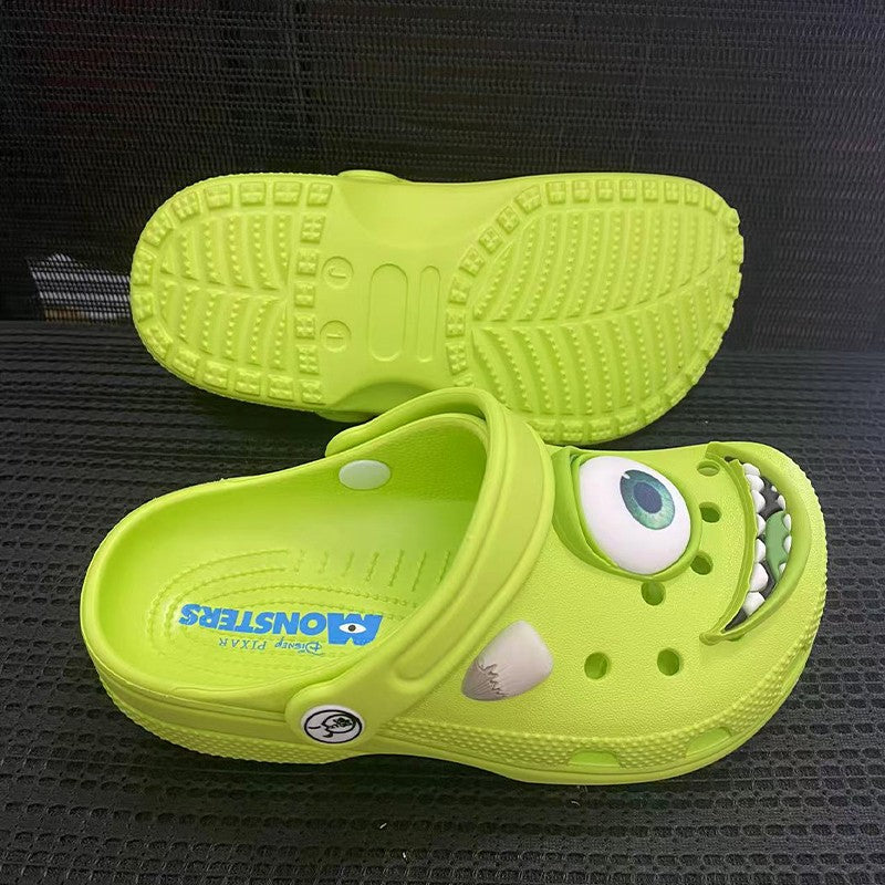 Disney Mcqueens Pixar Desenho Animado Chinelos Impermeáveis Sólidos Sandálias de Buraco Sandálias de Praia ao Ar Livre Sandálias Casuais Respiráveis Sapatos de EVA Adulto Presente