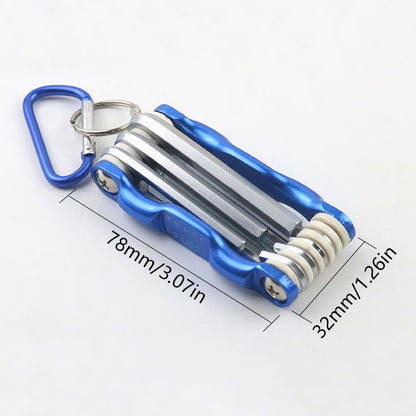 Sistema Métrico de Metal Torx Chave Hexagonal Chave de Fenda Chave Allen Ferramenta Manual de Alta Qualidade Dobrável Portátil Conjunto de Chaves Allen