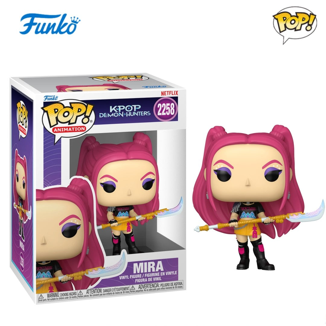 KPop Demon Hunters Anime Figure Zoey Rumi Mira Jinu Derpy com Sussie FUNKO POP Brinquedo Colecionável Modelo de Edição Limitada Presente