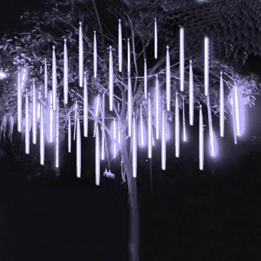 30/50CM LED Meteor Shower Rain Lights Waterproof Falling Raindrop Fairy String Light for Christmas Holiday Party Patio Decor