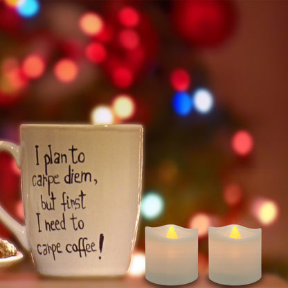 24Pcs Flameless LED Candle Lights Creative Wishing Led Tea Lamp Warm White Halloween Wedding Christmas Decoration Candle Light