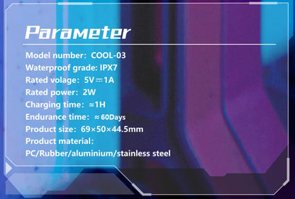 Electric MINI Travel Shaver Razor For Men Rechargeable IPX7 Waterproof Punk Mecha Design Pocket Face Beard Knife With Key Ring