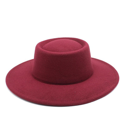 Chapéus Fedora Masculino Feminino Aba Larga 8.5CM Lã Feltro Chapéus Jazz Estilo Britânico 2023 Chapéu Panamá Formal Social