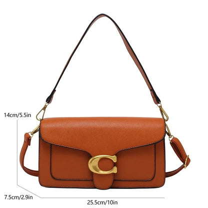 Hot selling retro fashion handbag with versatile temperament and trendy single shoulder crossbody bag for women