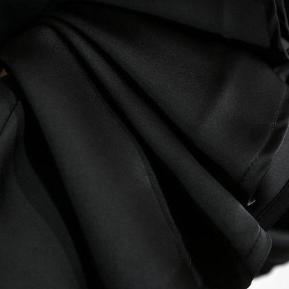 Women Satin Fishtail Skirts Fashion Streetwear Female Elastic High Waist Skirts Solid Color Summer Ladies Slim Silk A-line Skirt