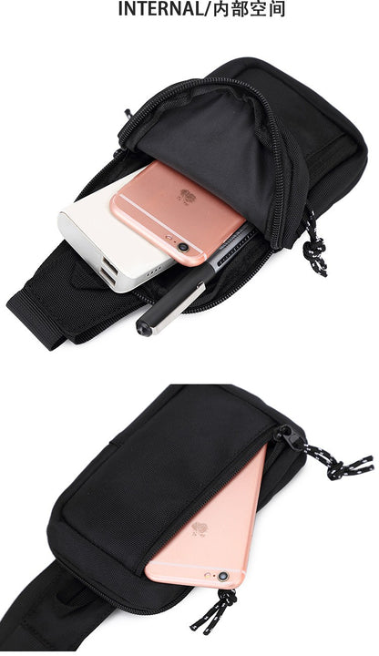 New Men Shoulder Bag Fashion Oxford Sports Shoulder Chest Bag Mini Crossbody Messenger Bags Handbags Casual Travel Phone Bags