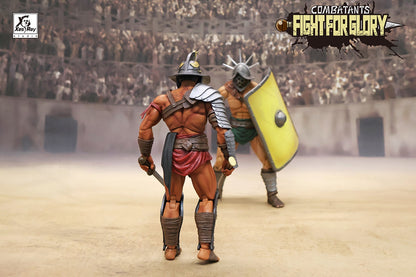 [Pré-Venda] XesRay Fight For Glory 1/12 Action Figure Combatants Wave 6 Cassia Berenice Medocus o Trácio Modelo de Anime Para Presente