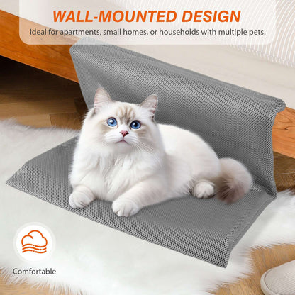Cat Pet Animal Hanging Bed Detachable and Foldable Hanging Cat Nest Cats L-shaped Hammock for Cats and Kittens