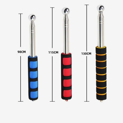 1M~1.3M Martelo de Tambor Oco Ferramenta de Inspeção de Casa Martelo de Tambor Oco Martelo de Tambor Telescópico de Aço Inoxidável Detecção de Azulejos