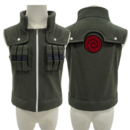 HOLOUN Anime Hatake Kakashi Cosplay Costume Vest T-shirt Pants Pouch Cos Convention Gift Halloween Christmas