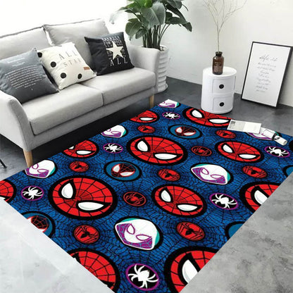 MINISO Disney Marvel Avengers Spiderman Carpet Rug for Home Living Room Bedroom Sofa Doormat Decor,kids Area Rug Floor Mat