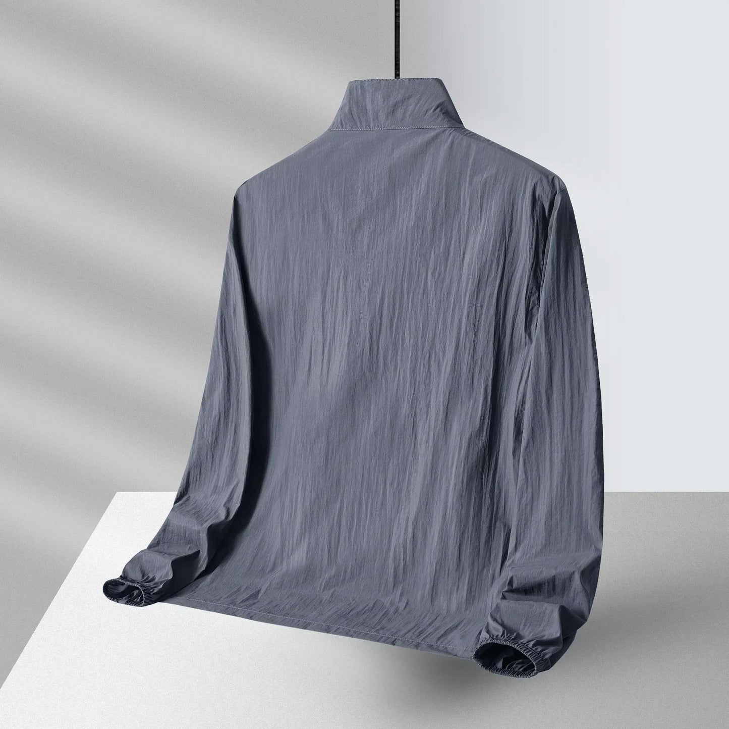 Summer Men's Sun Protection Casual Breathable Sports Windproof Water Resistant Ultrathin Jacket Outdoor Fishing Skin Clothing
