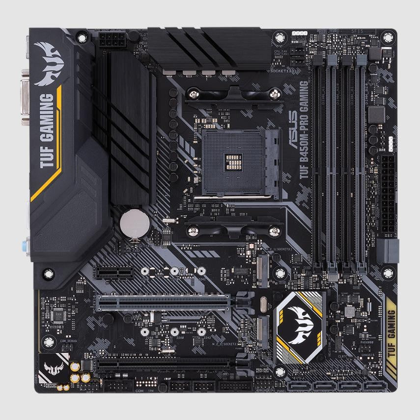 ASUS TUF B450M-PRO GAMING AMD B450 AM4 Placa-mãe Suporta R5 5600X 5600 3600 R7 5800X3D R9 5900X CPU SATA 6Gb/s HDMI M.2 mATX