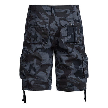 Loose camouflage beach five pants men's summer cotton thin section in the pants summer work casual shorts