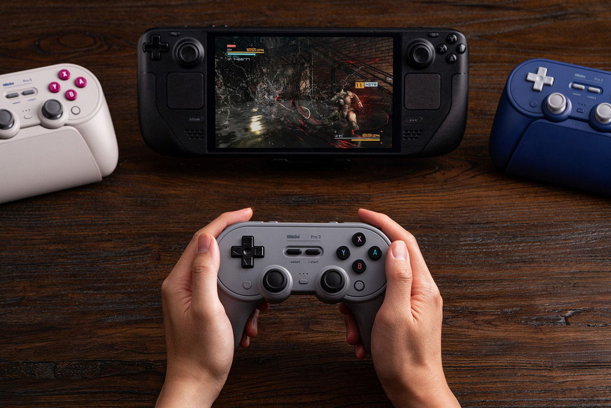 8BitDo Pro 3 Bluetooth Gamepad for Switch 1/2, Windows, Apple, Steam Special Edition Wireless Game Controller with TMR Joysticks