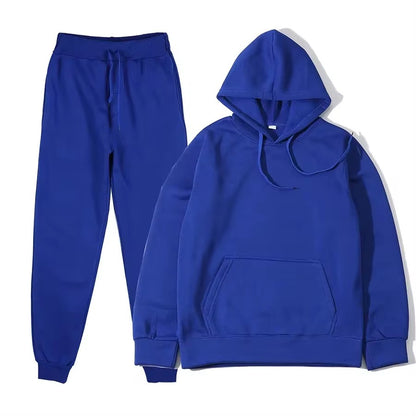 Men Sportswear Sweater Suit Hoodies + Pants Sports Clothing Spring Autumn Sets Jogging Trousers Running Male Tracksuits