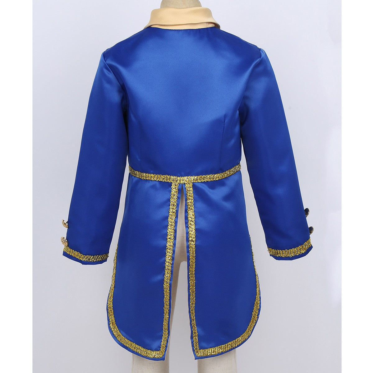 Boys Girls Prince Tuxedo Jacket Turn-Down Collar Coat Halloween Masquerade Theme Party Cosplay Costume Birthday Party Tailcoat