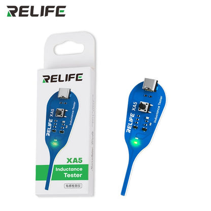 Testador de Indutância RELIFE XA5, localize rapidamente o ponto de falha para testar a qualidade de indutores em placas-mãe eletrônicas