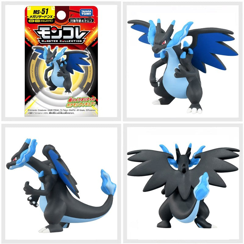Original TAKARA TOMY Pokemon Figurine Toys Mimikyu Sylveon Lapras Charizard Umbreon Vaporeon Snorlax Model Dolls Birthday Gifts