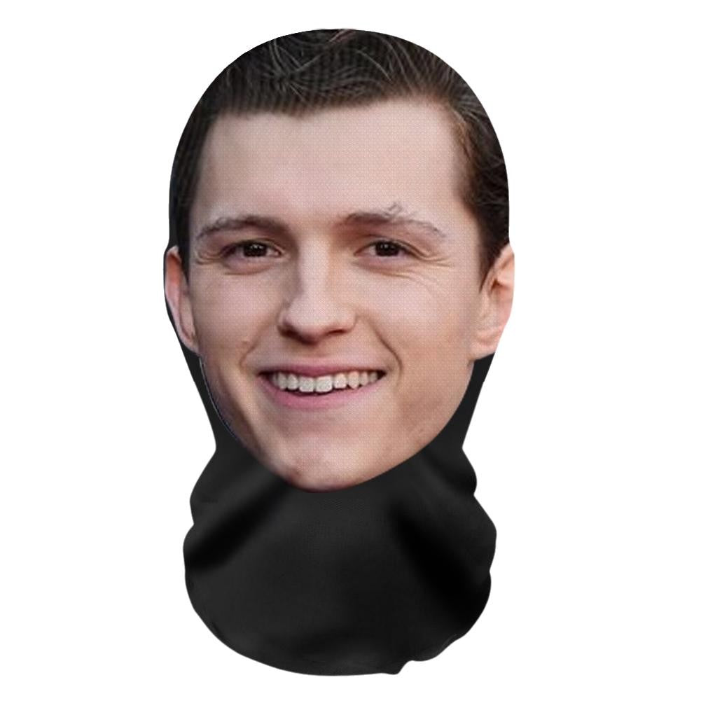 John Pork Smiling Interesting 3D Printed Seamless Mask Head Cover Party Cosplay Props UV Protection Shield Ronaldo PatternCospla