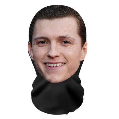 John Pork Smiling Interesting 3D Printed Seamless Mask Head Cover Party Cosplay Props UV Protection Shield Ronaldo PatternCospla
