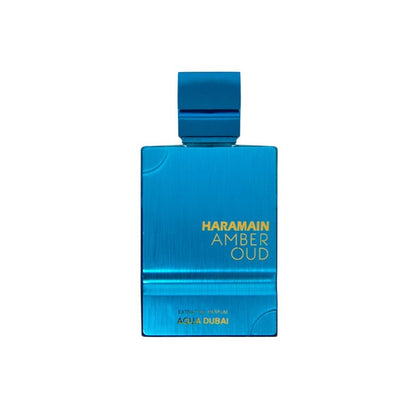 Al Haramain Amber Oud Aqua Dubai Eau de Parfum Spray for Unisex 60ml Original Arab Perfumes Lasting Aromatic Pheromones Perfume