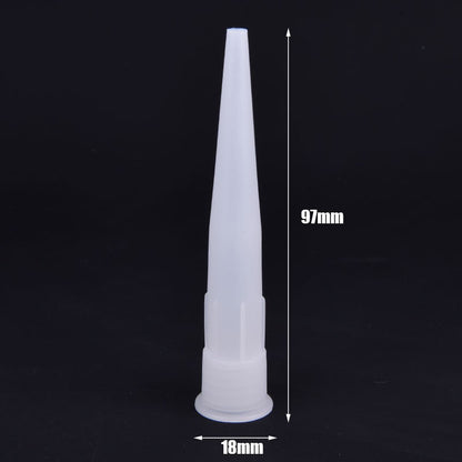 20 Bicos Universais para Pistola de Calafetar Bicos de Plástico para Cola de Vidro Pontas de Calafetagem de Silicone Ferramentas para Construção Doméstica