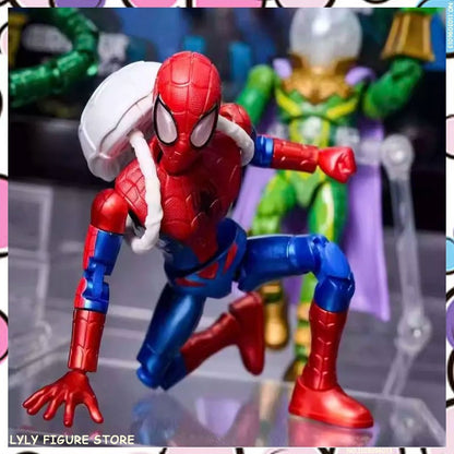 Em estoque Blokes DC Heroes Versão Galaxy V6 Spider-Verse Homem-Aranha Bonecos de Ação Modelo Colecionáveis Brinquedos de Aniversário para Meninos Presentes