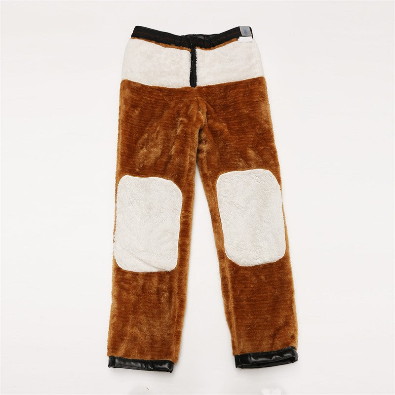 Men's High Waist Stretch Leather Pants, Windproof Straight Biker PU Pants, Warm Winter Trousers, New Fashion, 29-42