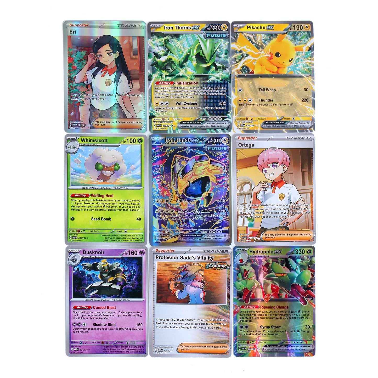 360 Pcs Pokemon Card Prismatic Evolutions Obsidian Flames PALDEAN FATES Surging Sparks English Booster Battle Transaction Card