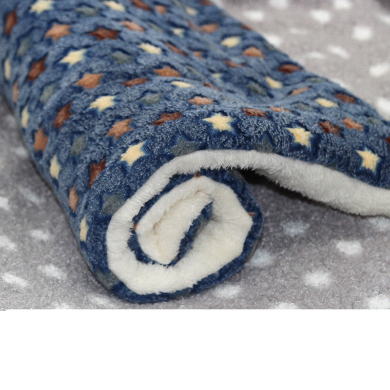 Cama de Cachorro de Flanela Grande, Cama de Gato Espessa, Tapete de Dormir para Cachorros, Cobertor para Filhotes de Cachorro e Gato, Tapete para Cachorros Pequenos, Médios e Grandes
