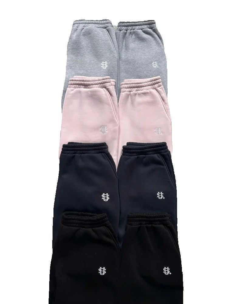 Retro High Street Harajuku Casual Loose Straight Wide-leg Pants Men Y2K American Hip-hop Trendy Brand Oversized Sweatpants Women