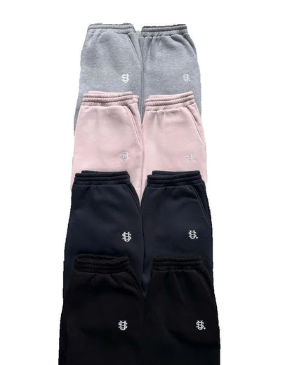 Retro High Street Harajuku Casual Loose Straight Wide-leg Pants Men Y2K American Hip-hop Trendy Brand Oversized Sweatpants Women